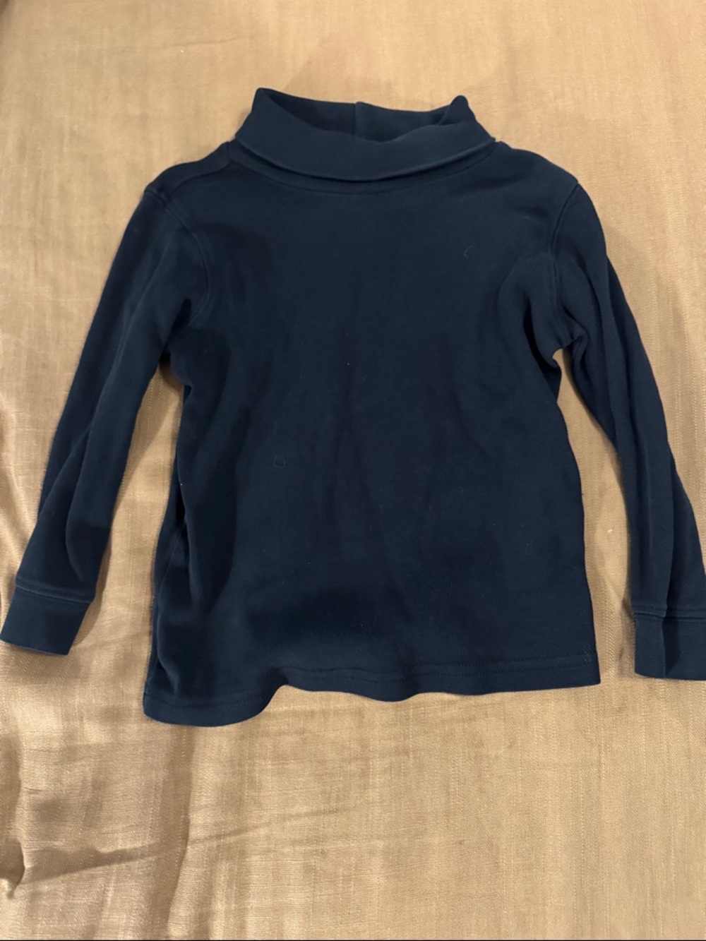 Carter's Black Long-Sleeve Mock Neck Tee